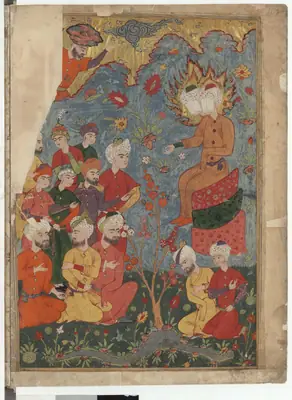 Falnâme yaprağı — açılış çevresi (taslak)