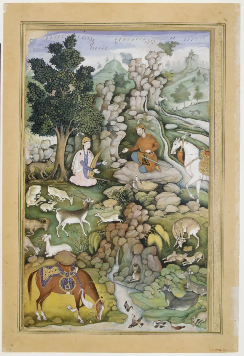 Emîr Hüsrev Dihlevî, Hamse, fol. 13-228-28-p04. The Metropolitan Museum of Art