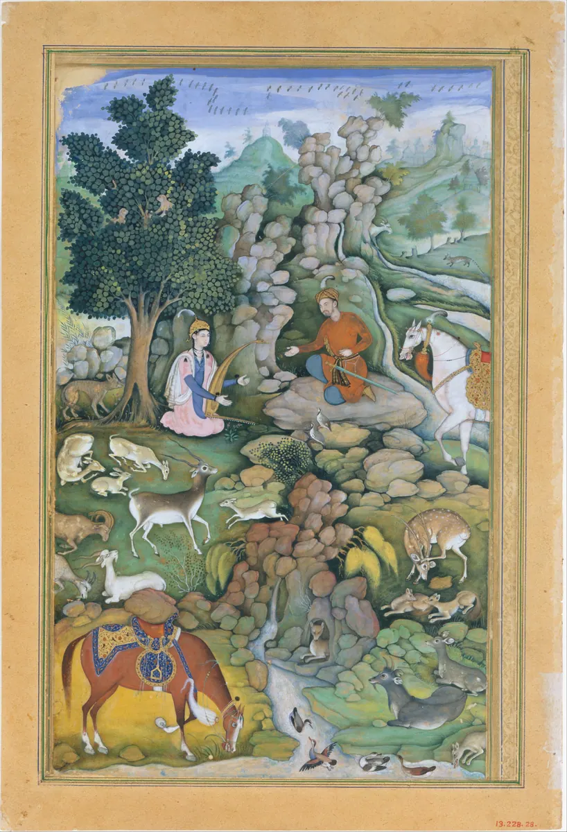 Emîr Hüsrev Dihlevî, Hamse, fol. 13-228-28-p05. The Metropolitan Museum of Art