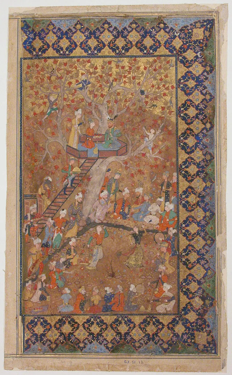 Emîr Hüsrev Dihlevî, Hamse, fol. 57-51-12-p05. The Metropolitan Museum of Art