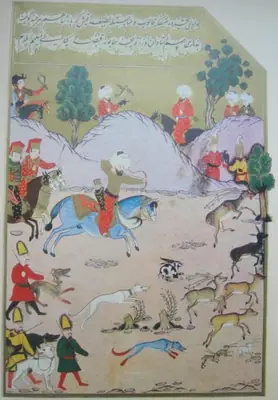 II. Bayezid’in Filibe civarında Uzunova’da avlanması