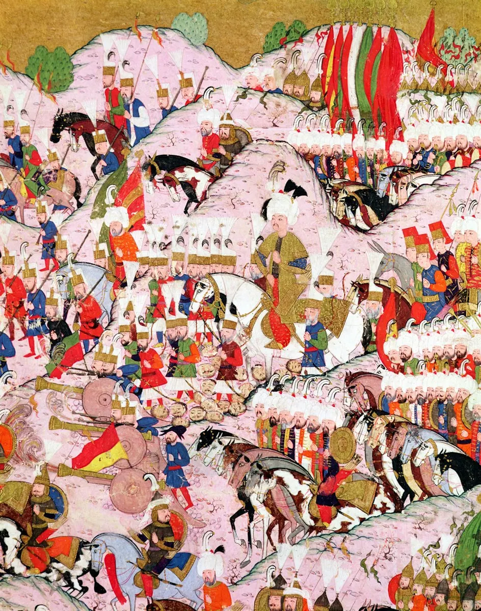 Hünernâme II, fol. 256b. Topkapı Sarayı Müzesi Kütüphanesi (tarama: Wikimedia Commons)