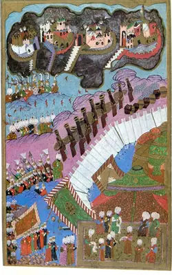 Sigetvar’da Süleyman’ın Divan-ı Hümayun’da işleri görmesi 1566