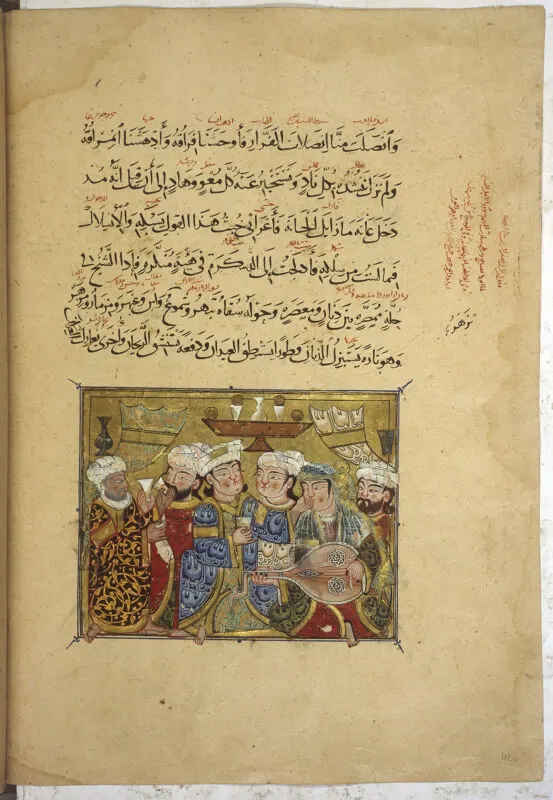 Makâmât, fol. f042v. Österreichische Nationalbibliothek