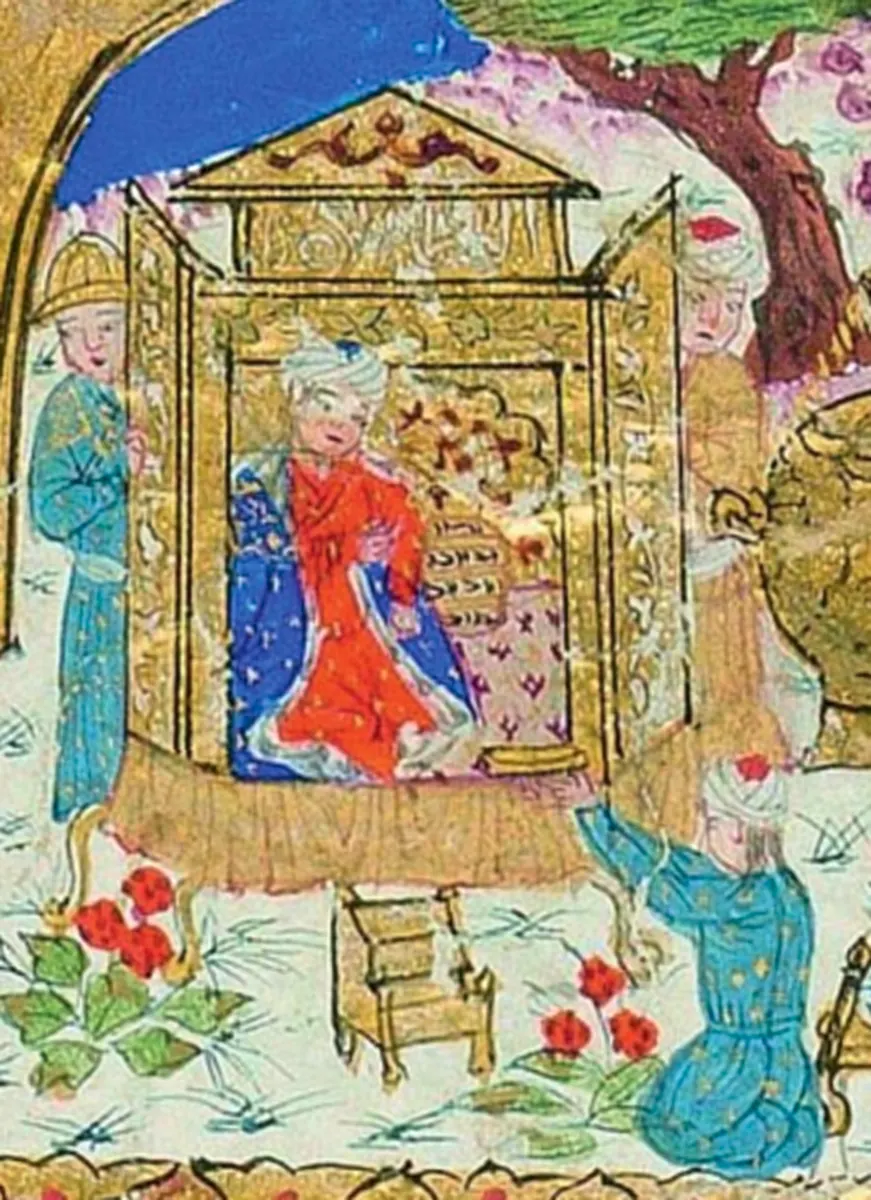 Murakka (TSMK H.2153), Tek yaprak. Topkapı Sarayı Müzesi Kütüphanesi