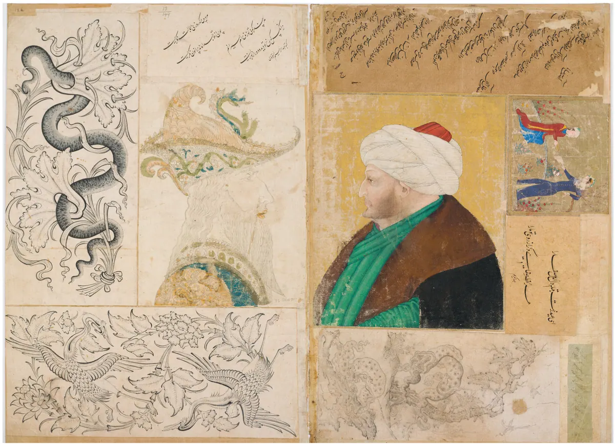 Murakka (TSMK H.2153), Tek yaprak. Topkapı Sarayı Müzesi Kütüphanesi