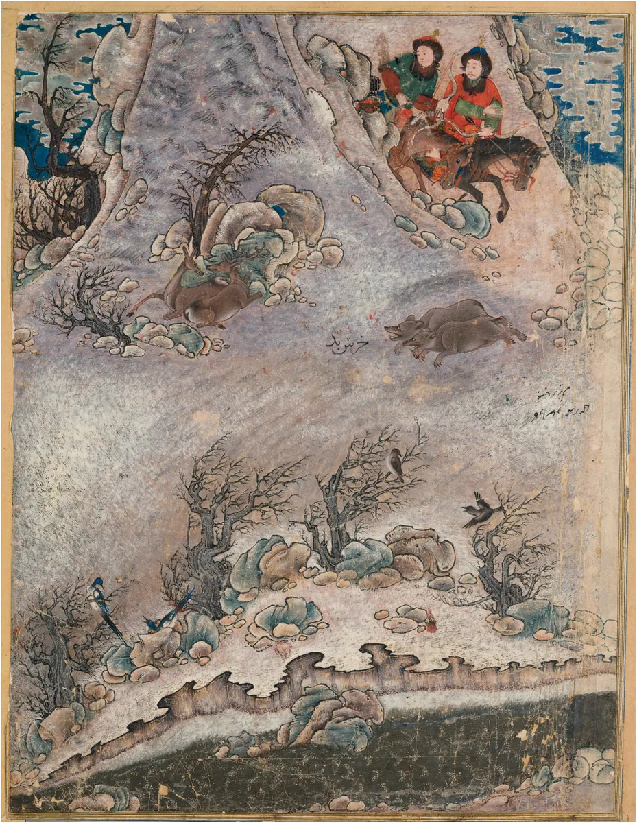Murakka (TSMK H.2153), Tek yaprak. Topkapı Sarayı Müzesi Kütüphanesi