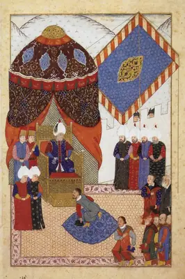 I. Süleyman’ın 1566’da Zimony yakınında Erdel prensi János Zsigmond’u kabulü