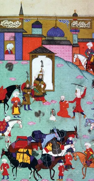 Şehinşahnâme I, fol. f109b. Wikimedia Commons