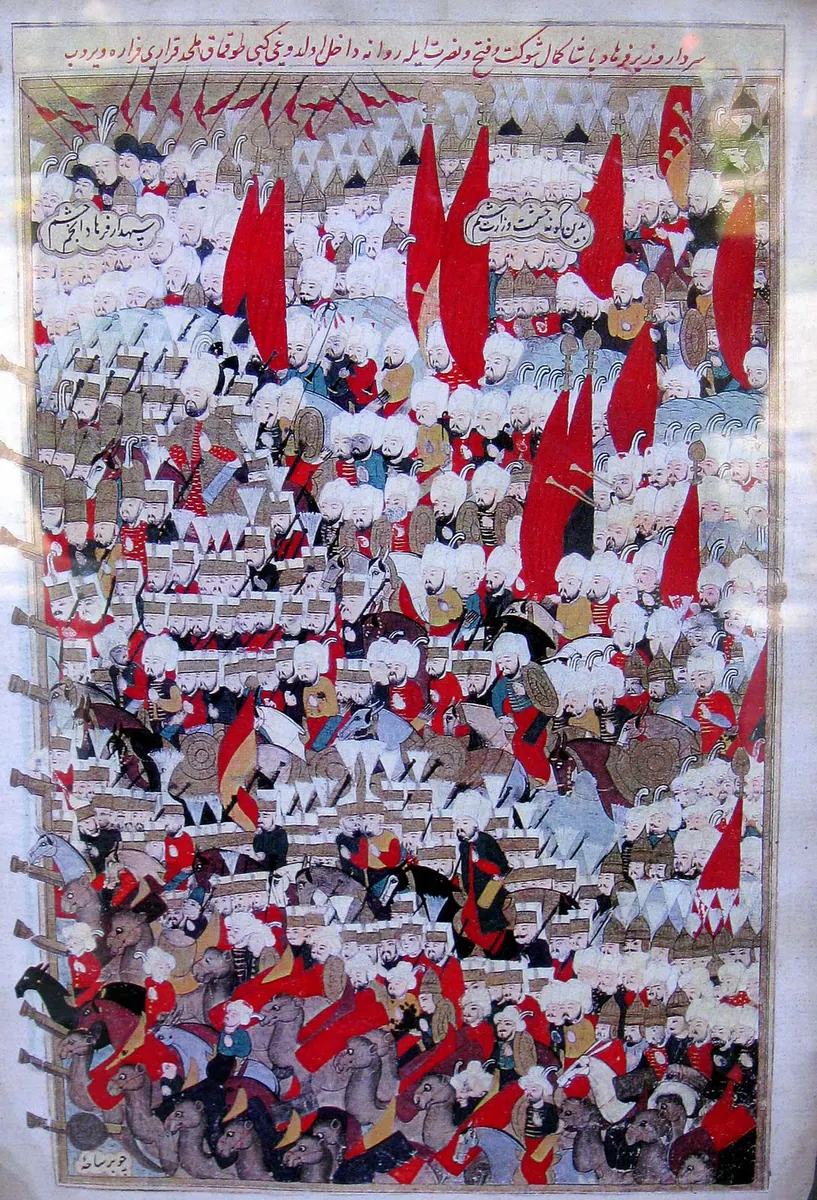 Revan seferi — Şehinşahnâme II minyatürü (Wikimedia Commons)