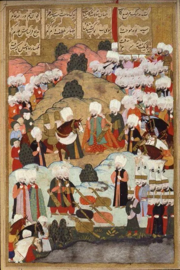 Şehinşahnâme II, fol. f117b. Wikimedia Commons