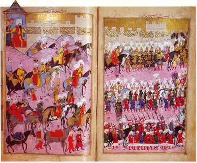 III. Murad İstanbul surlarında
