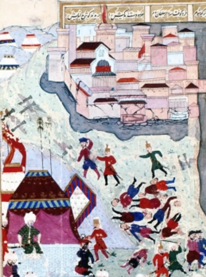 Şehnâme-i Selîm Hân, fol. f122a. Wikimedia Commons