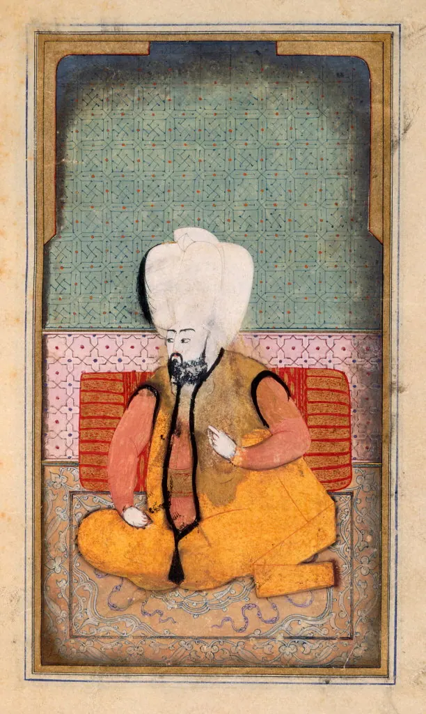Kıyâfetü'l-insâniyye fî şemâili'l-Osmâniyye (Şemâilnâme), fol. f016. Wikimedia Commons