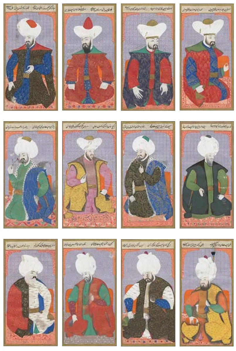 Kıyâfetü'l-insâniyye fî şemâili'l-Osmâniyye (Şemâilnâme), Tek yaprak. Wikimedia Commons