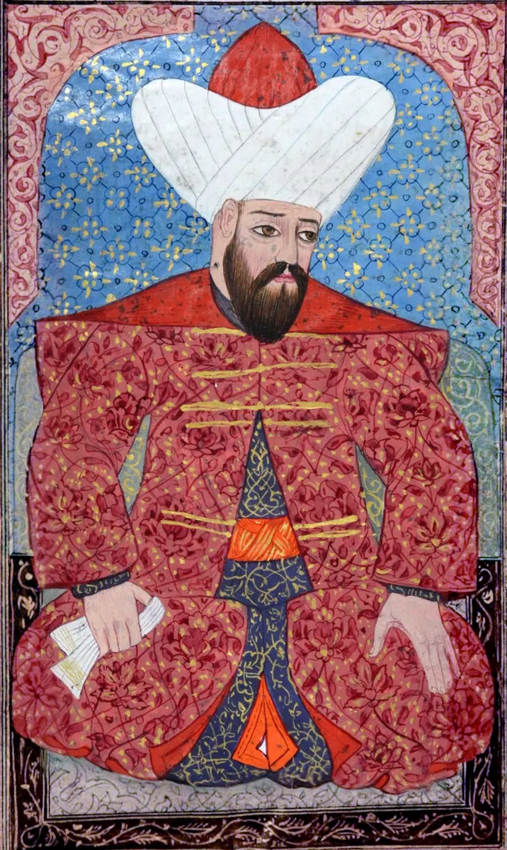 Kıyâfetü'l-insâniyye fî şemâili'l-Osmâniyye (Şemâilnâme), Tek yaprak. Wikimedia Commons