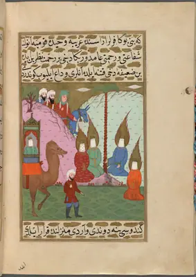 Hz. Ali’nin mahfeli deveyle yola çıkan kadınları uğurlaması