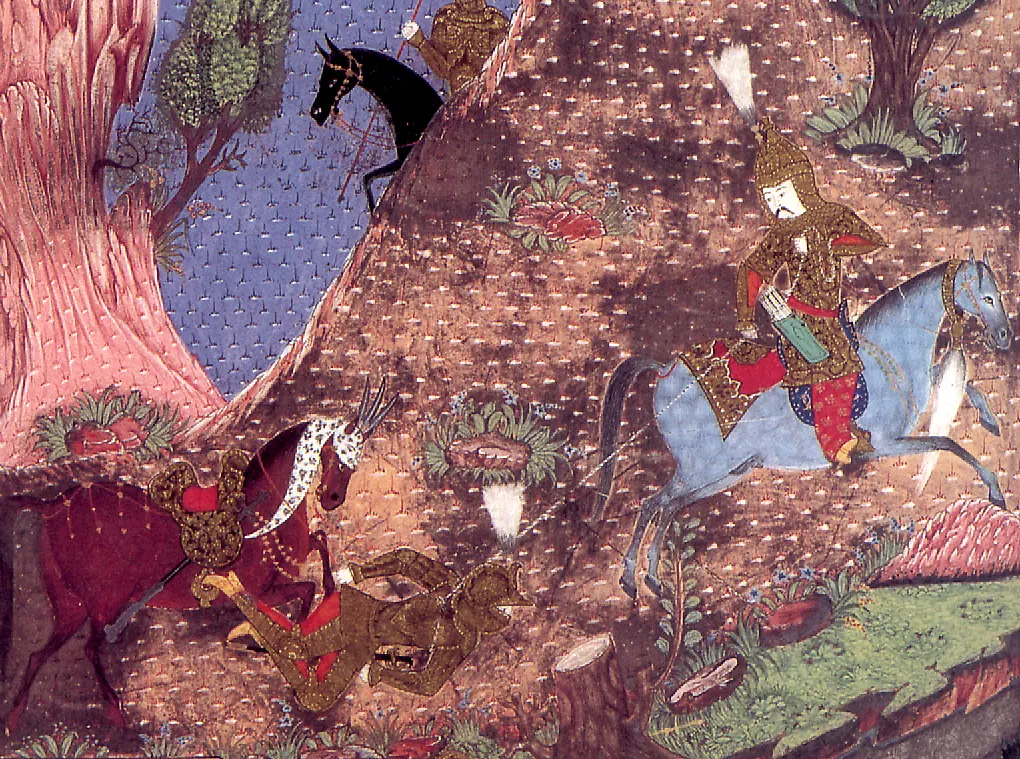 Ârifî, Süleymannâme (1558), Tek yaprak. Topkapı Sarayı Müzesi Kütüphanesi (Wikimedia)