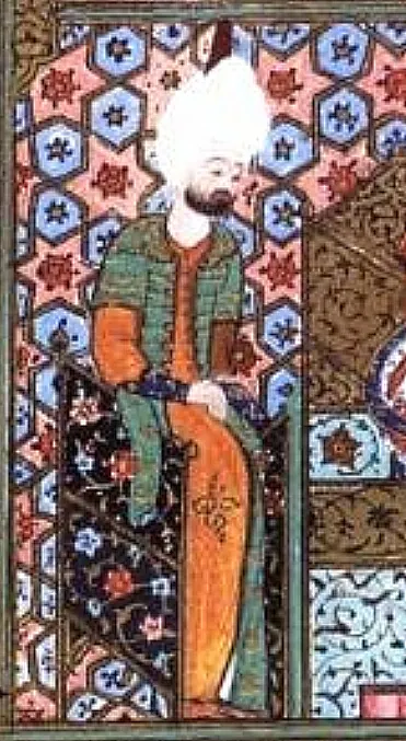 Ârifî, Süleymannâme (1558), Tek yaprak. Topkapı Sarayı Müzesi Kütüphanesi (Wikimedia)