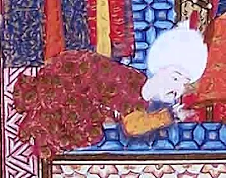 Ârifî, Süleymannâme (1558), Tek yaprak. Topkapı Sarayı Müzesi Kütüphanesi (Wikimedia)