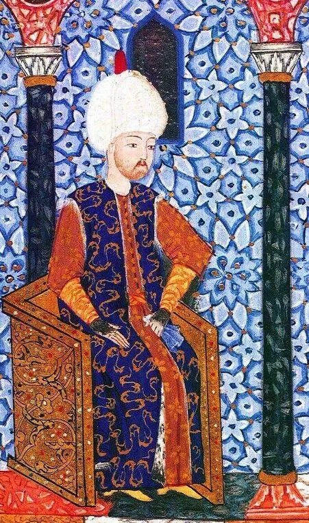 Ârifî, Süleymannâme (1558), Tek yaprak. Topkapı Sarayı Müzesi Kütüphanesi (Wikimedia)