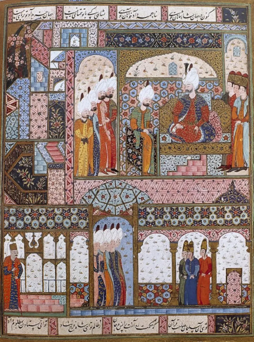 Ârifî, Süleymannâme (1558), Tek yaprak. Topkapı Sarayı Müzesi Kütüphanesi