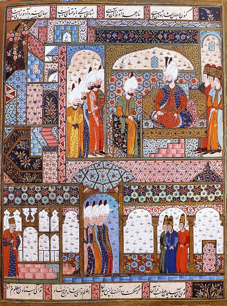Ârifî, Süleymannâme (1558), Tek yaprak. Topkapı Sarayı Müzesi Kütüphanesi