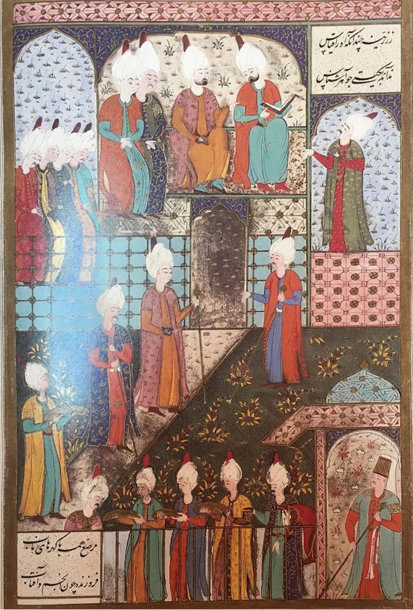 Ârifî, Süleymannâme (1558), Tek yaprak. Topkapı Sarayı Müzesi Kütüphanesi