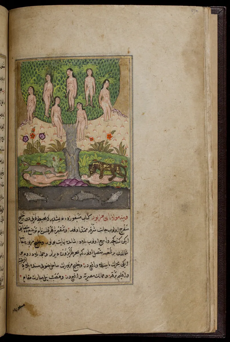 Târîh-i Hind-i Garbî (Târîh-i Yeni Dünyâ / Hadîs-i Nev), fol. acilim-045. Newberry Library
